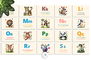 Children’s Alphabet Book of Animals, a Brochure Template by Nina Shaw (Thumbnail 8 of 12)
