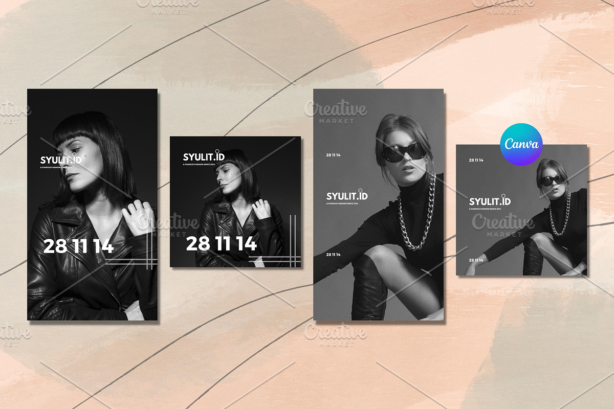 SYULIT.ID Instagram Template, a Social Media Template by Aji Gallery (Photo 3 of 9)