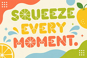 LIMEO - Juicy Display Font, a Sans Serif Font by NTC Graphic (Thumbnail 9 of 11)