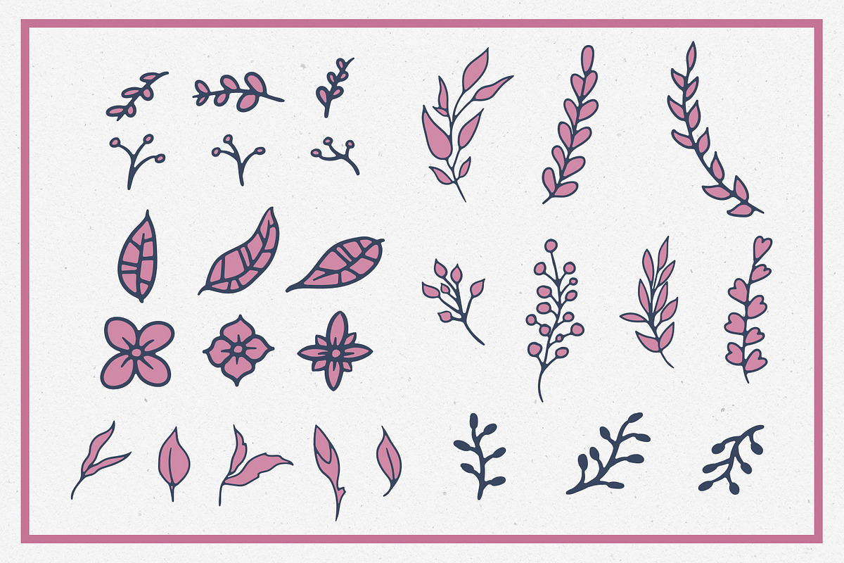 Vintage Flower Logos + extras, a Templates & Theme by Justin Achammer (Photo 9 of 10)