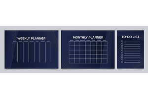 Planners Worksheet Design Template