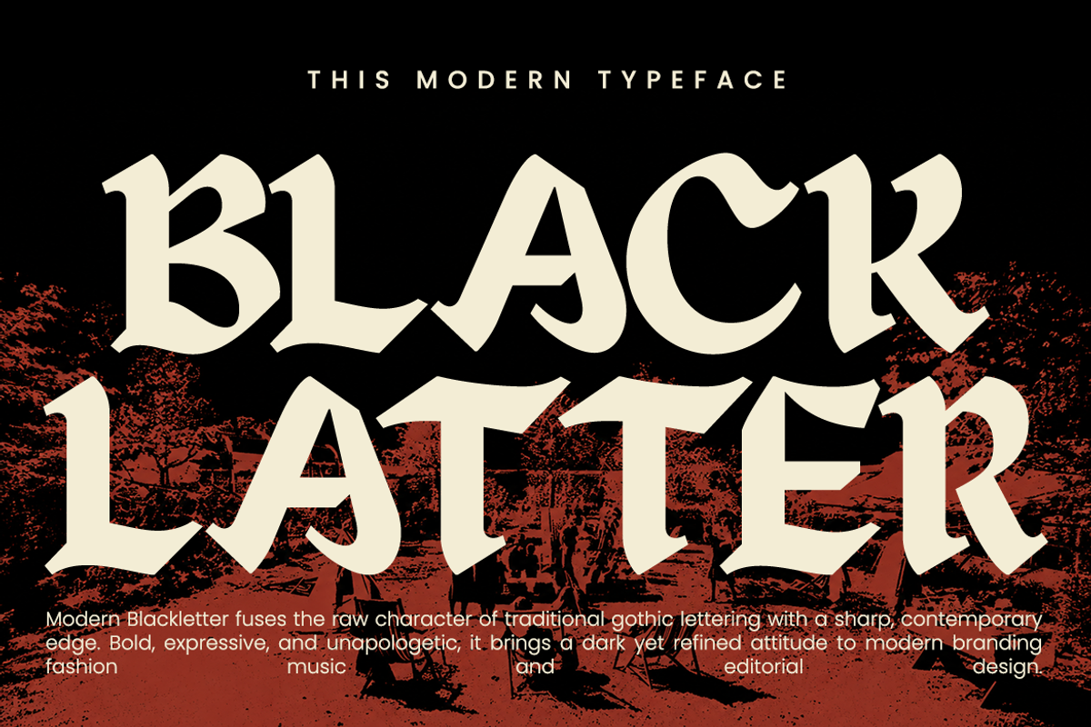 Elgarde Modern Blackletter Font, a Blackletter Font by Vadovastd (Photo 5 of 11)