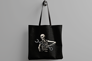 Skeleton Holding a Wrench, an Object Illustration by nomlimo.com (Thumbnail 2 of 3)