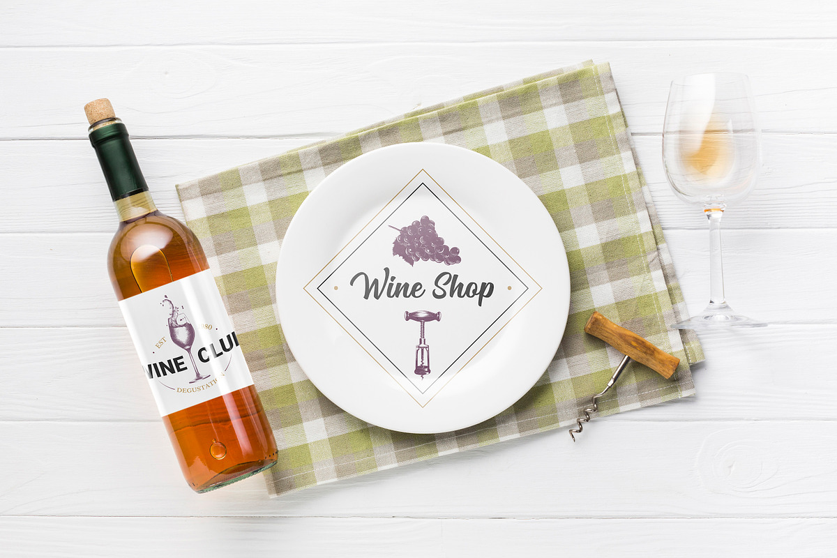 Wine hand drawn sketches set, a Food Illustration by Akimo Mia (Photo 7 of 7)
