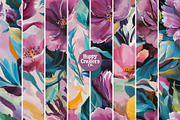 Purple Fantasy Digital Papers, a Pattern Graphic by Happy Creators Co. (Thumbnail 2 of 7)