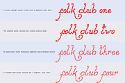 Folk Club // 17 Font Set (Pixel), a Script Font by PeachCreme (Thumbnail 12 of 18)
