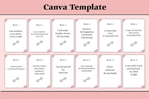 Editable 12 Week Weight Loss Planner