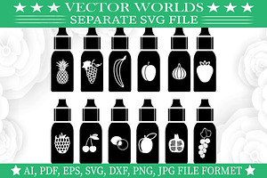 Vape Chemicals SVG, Smoke, Vape SVG