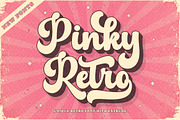 Pinky Retro, a Script Font by Soft Creative (Thumbnail 1 of 9)