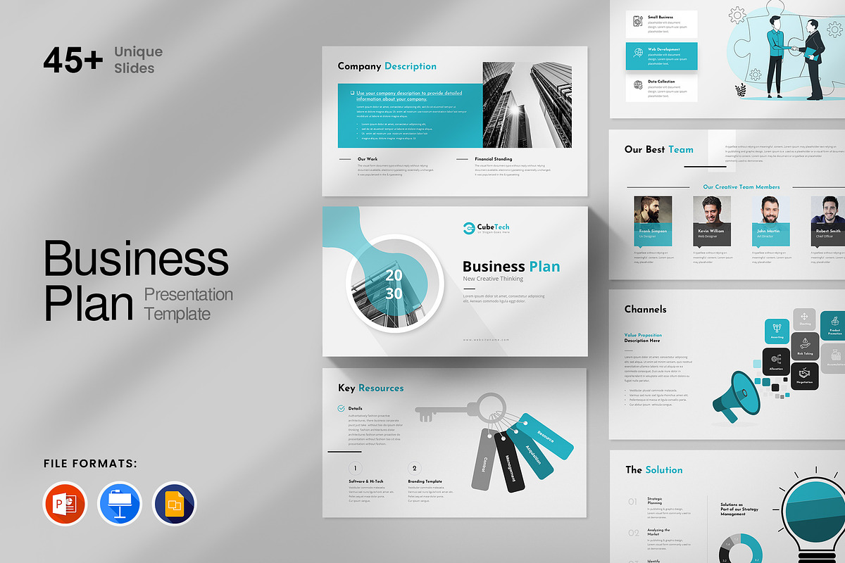 Business Plan Presentation Template, a Presentation Template by GenerousArt (Photo 1 of 8)