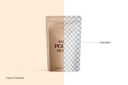 Kraft Paper Stand-Up Pouch Mockup, a Packaging Mockup by Ram Studio LLC (Thumbnail 10 of 14)