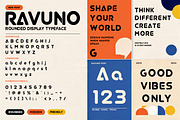 Ravuno, a Sans Serif Font by Pitchlook.Studio (Thumbnail 1 of 4)