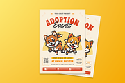 Adoption Events Flyer, a Flyer Template by MMPixelCraft (Thumbnail 1 of 5)