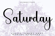 Saturday, a Handwritten Font by FreshTypeINK (Thumbnail 1 of 8)