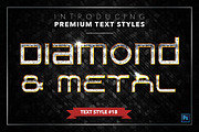 Diamond & Metal #3 - 18 Text Styles, a Layer Style Add-On by Jonas Stensgaard (Thumbnail 19 of 21)