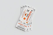 Halloween Ticket, an Invitation Template by MNT-Creator (Thumbnail 2 of 6)