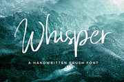 Whisper Brushes Font, a Script Font by Say Studio (Thumbnail 1 of 13)