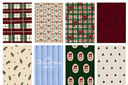 Hand-Painted Christmas Backgrounds, a Background Graphic by Madiwaso (Thumbnail 4 of 15)