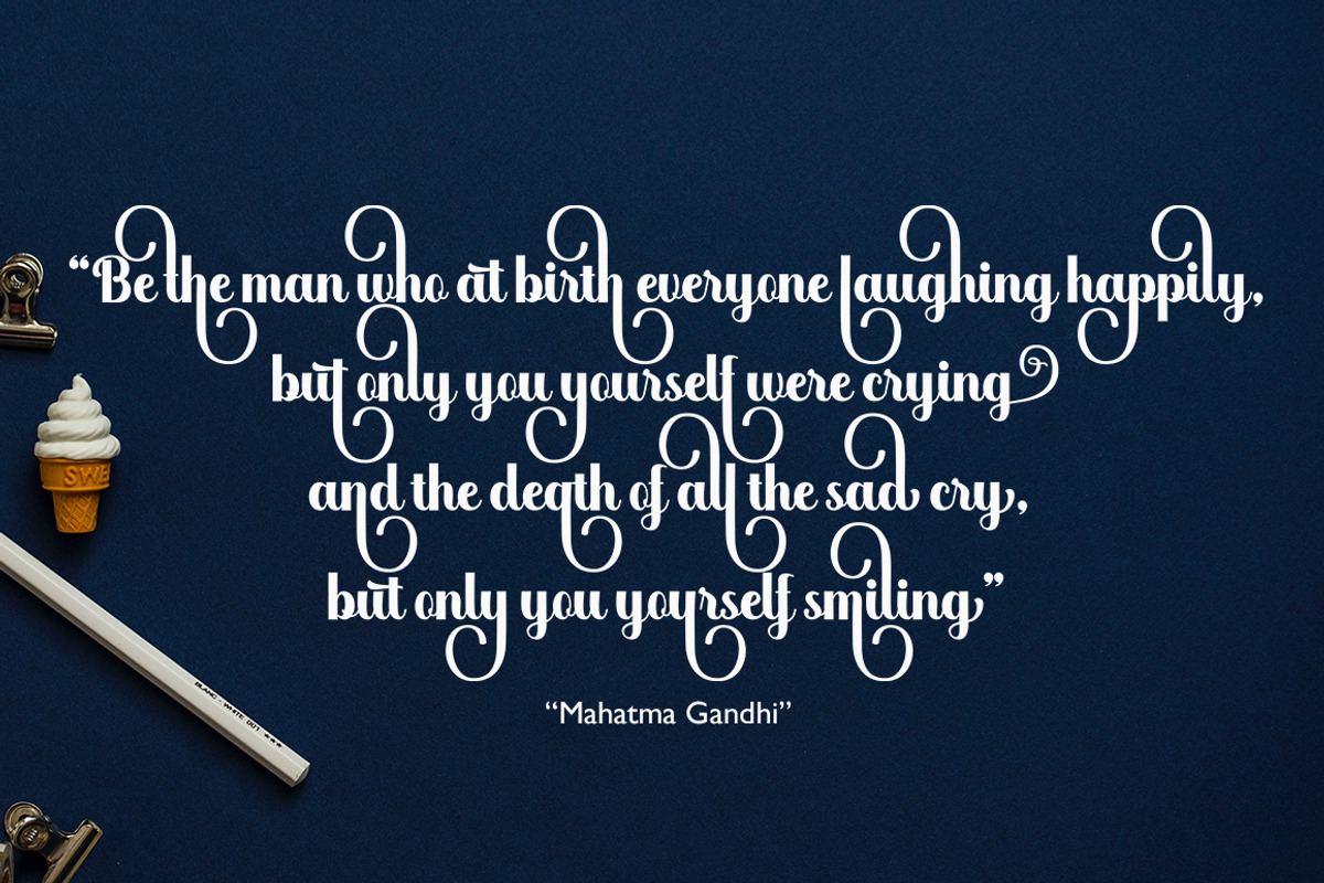 Kynthia - Extra Mandala Monogram, a Script Font by Akifatype. (Photo 3 of 7)