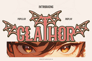 Glathor - Decorative Font, a Font by Flawless And Co
