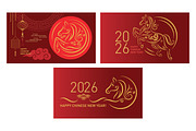 Card Set Chinese New Year, an Animal Illustration by lenlis (Thumbnail 5 of 8)
