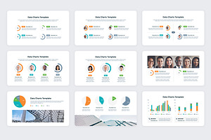 Data Chart Powerpoint Templates