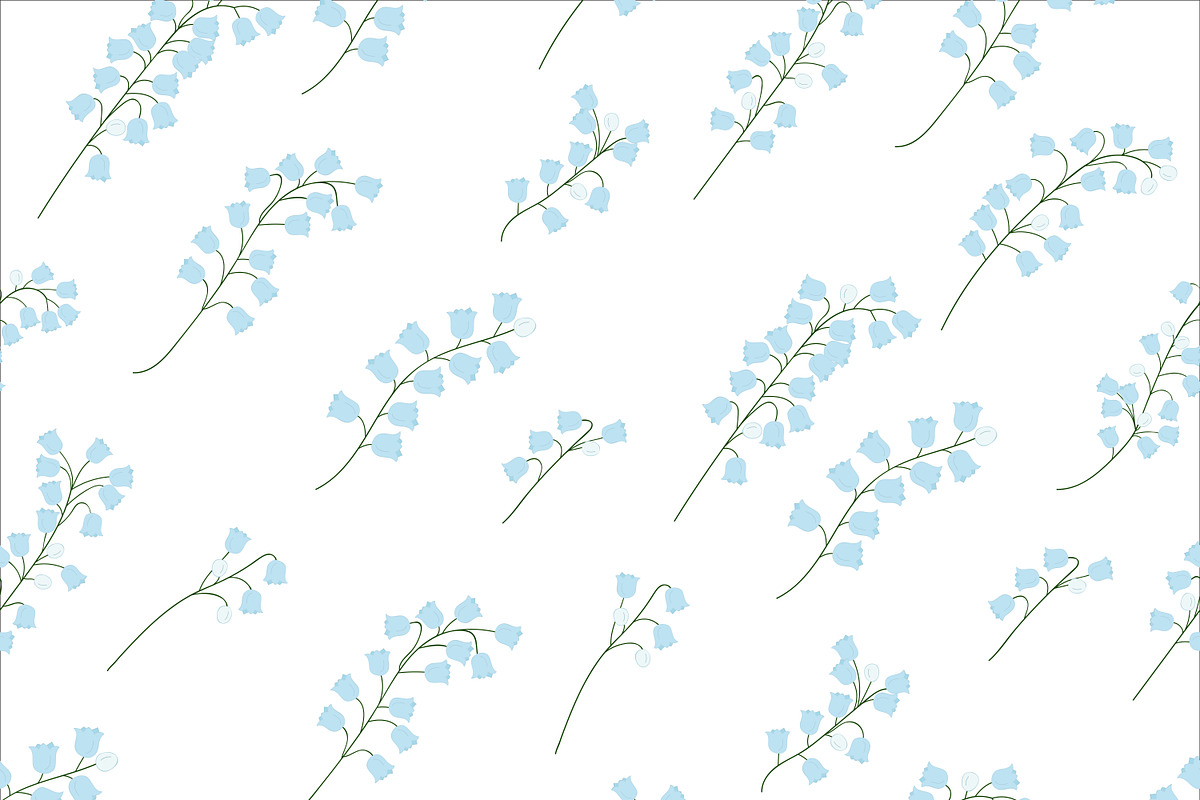 Lilies of the valley, big set., a Decorative Illustration by Orangepencil (Photo 7 of 8)