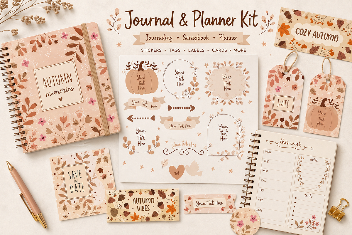 Cozy Fall Clipart Bundle, a Seasonal Illustration by Anna Studio (Photo 4 of 13)