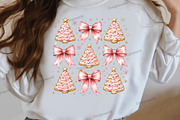 Pink Coquette Christmas Cake PNG, a Seasonal Illustration by Designworld (Thumbnail 2 of 4)