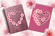 Cherry Blossom Hearts, a Decorative Illustration by EL_SUHOVA (Thumbnail 6 of 15)