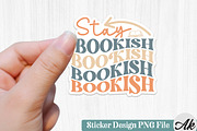 Book Lover Sticker Bundle,PNG File,, a Graphic by akazaddesign (Thumbnail 8 of 11)