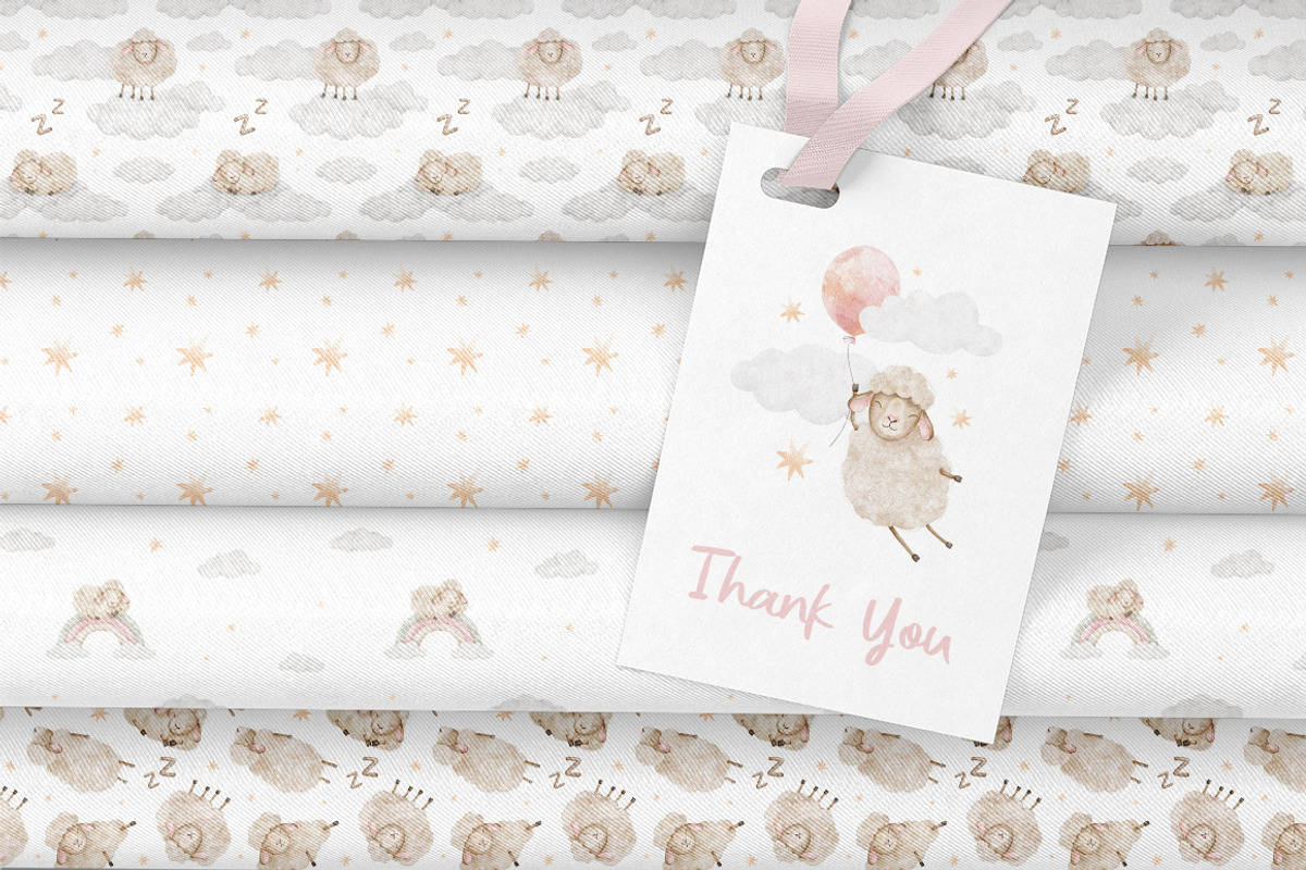 Sheep watercolor illustrations, an Animal Illustration by Fedulova Art (Photo 14 of 14)