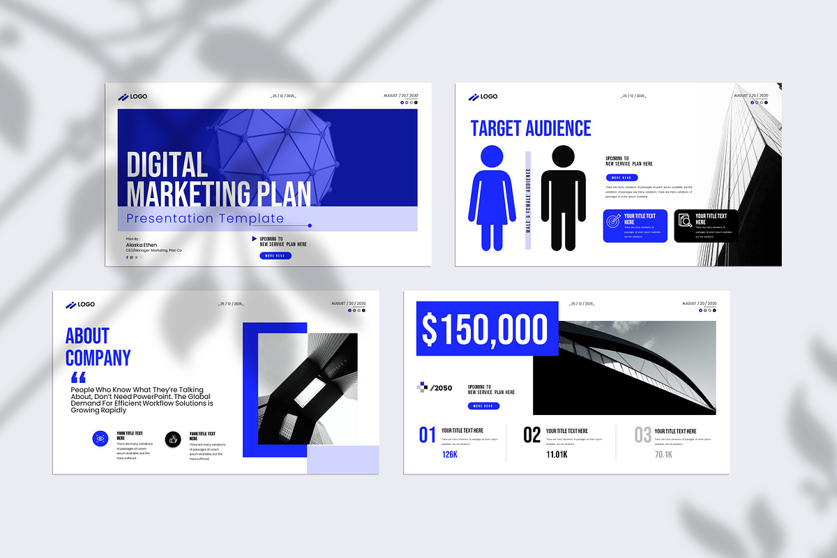 Digital Marketing Plan Presentation, a Presentation Template by Soraclod (Photo 2 of 9)