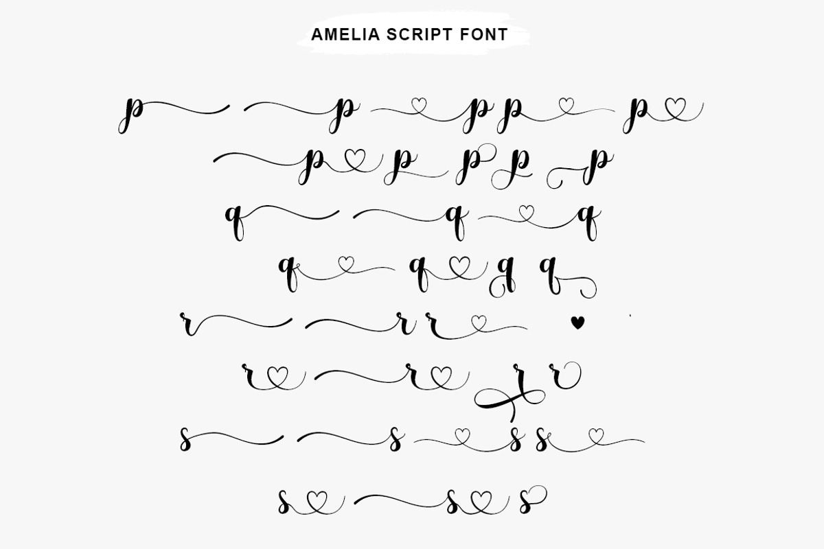 Ameliora - 3 Font, a Script Font by MjStudio31 (Photo 13 of 15)