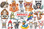 Quirky Funny Animals Sublimation, an Illustration by RobertsArt (Thumbnail 1 of 7)