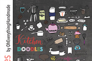 Kitchen Doodles - Vector Set, an Illustration by OhEverythingHandmade (Thumbnail 2 of 3)