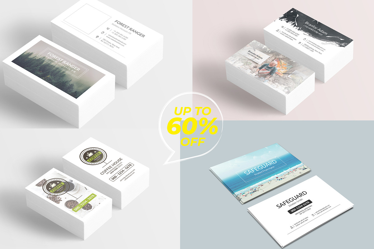 Full & Final New 450 Business Cards, a Business Card Template by Genereux Art (Photo 6 of 44)