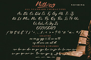 Nothing - Handwritten Font, a Handwritten Font by prps.std (Thumbnail 6 of 7)