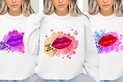 Lip Print PNG Bundle, a Graphic by Viberints (Thumbnail 1 of 4)