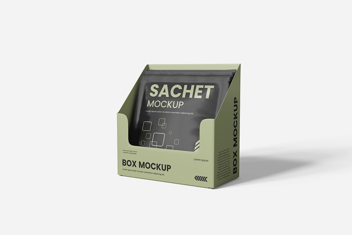 Sachet Mockup, a Product Mockup by Indah (Photo 4 of 6)