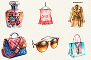 Shopping & Sales Fashion Clipart, an Illustration by OK Design (Thumbnail 2 of 5)
