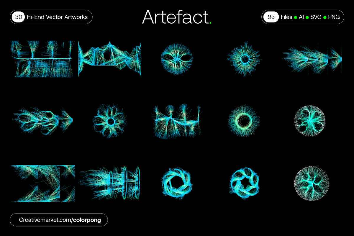Artefact – Vector Bundle, a Technology Illustration by Colorpong (Photo 16 of 17)