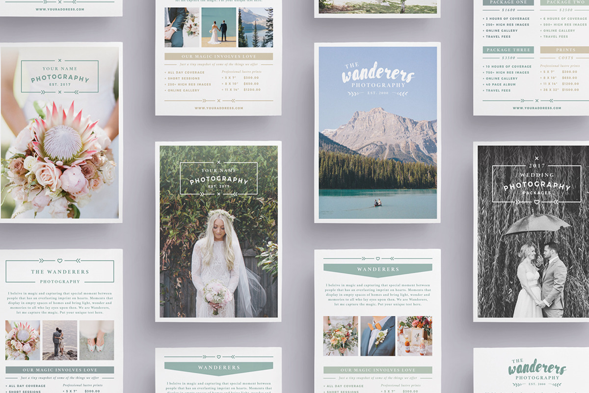 WANDERERS Wedding Flyer Price List, a Flyer Template by 46&2 Collective (Photo 20 of 20)