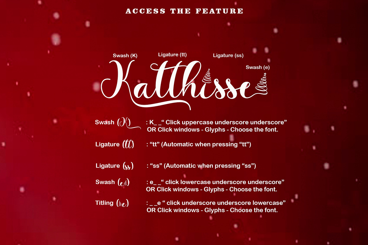 Christmas Glitter, a Script Font by Yoga Letter (Photo 6 of 8)
