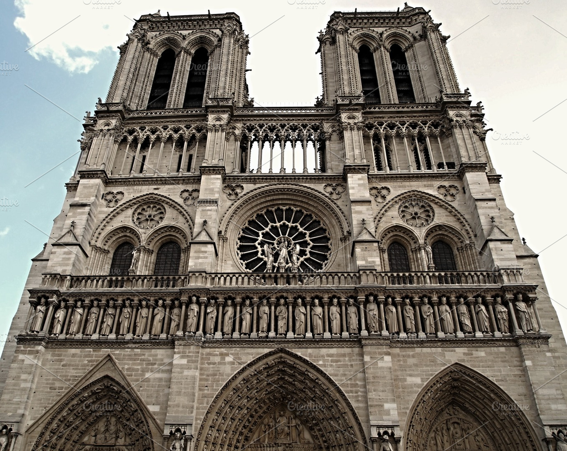 Notre dame de paris featuring paris, notre dame, and cathedral