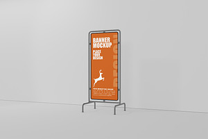Banner Mockup, a Mockup by Kenrichi