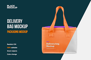 Delivery Bag Mockup