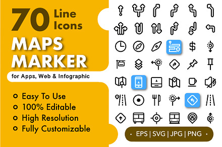 Maps Marker - Premium Icons Pack