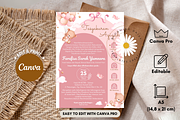 Baby Bear Holding Balloons Canva, an Invitation Template by Blooming Daisy (Thumbnail 1 of 4)