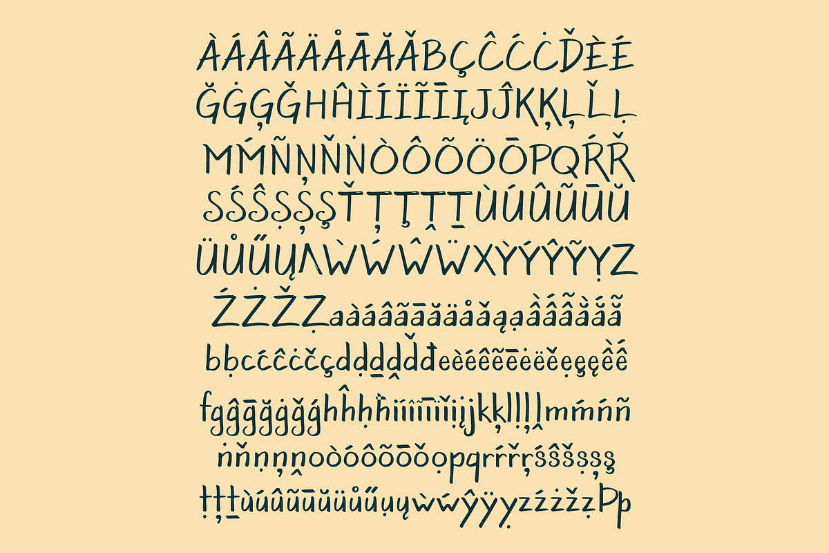 Galima Hand - handwritten font, a Handwritten Font by Font Infusions (Photo 3 of 11)